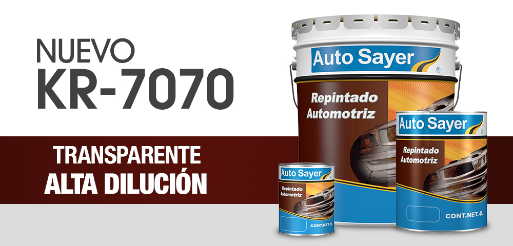 Nuevo KR-7070 Transparente alta dilución.